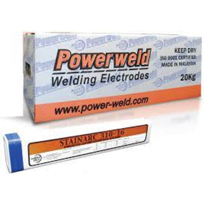 POWERWELD STAINLESS STEEL WELDING ELECTRODE E310-16